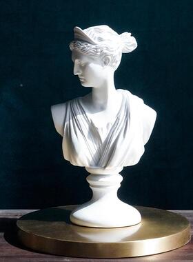 北欧人厅物雕塑摆件大卫石膏雕像艺架WBP头像术创意客书家居装饰