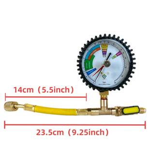 氮保压表空冰箱空调检测60kxwm-57g打压保氮气压力气表头压测漏调