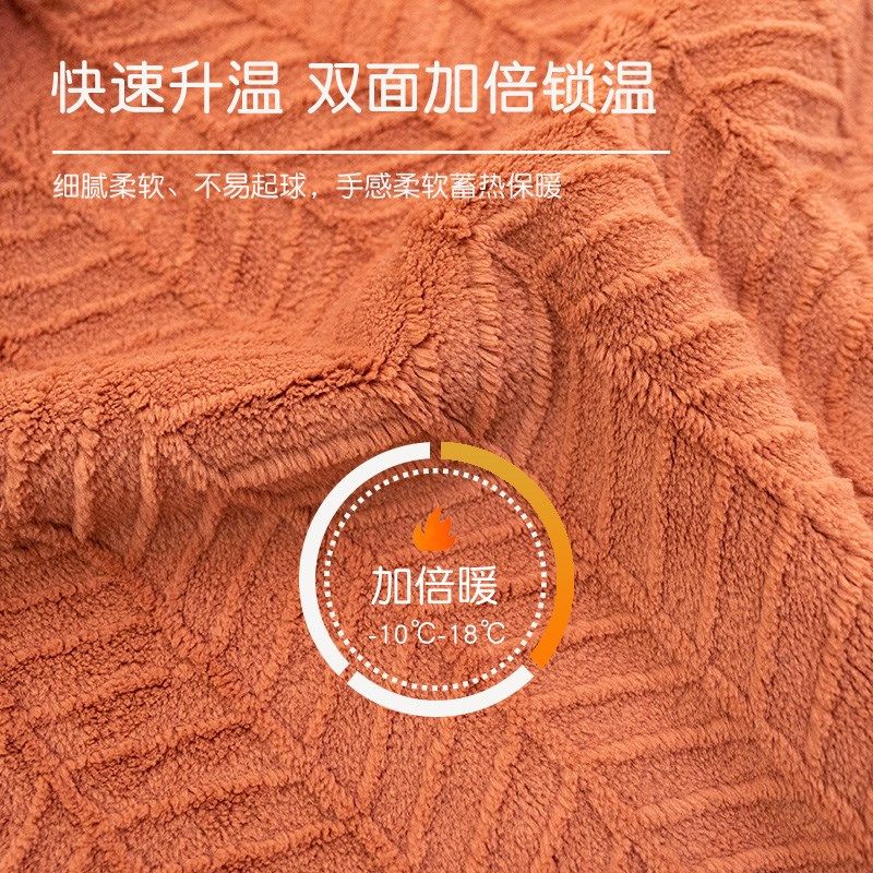 珊瑚绒睡衣女秋冬季可爱加绒加厚浴袍睡袍长款法兰绒女士冬家居服