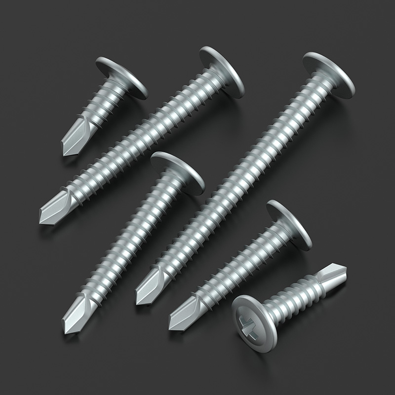 M4.2钻尾螺丝大扁头自钻螺钉十字自攻螺丝圆头燕尾钉燕尾螺丝
