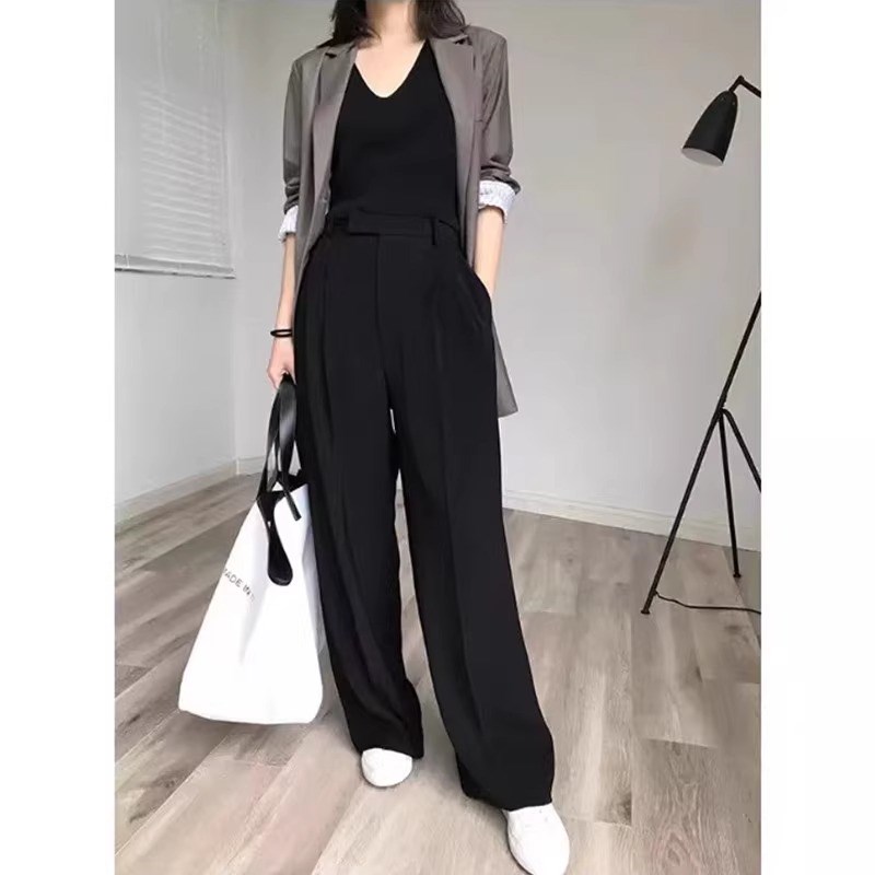 背心女夏法式高级感外穿设计感西装内搭马甲针织黑色打底吊带上衣