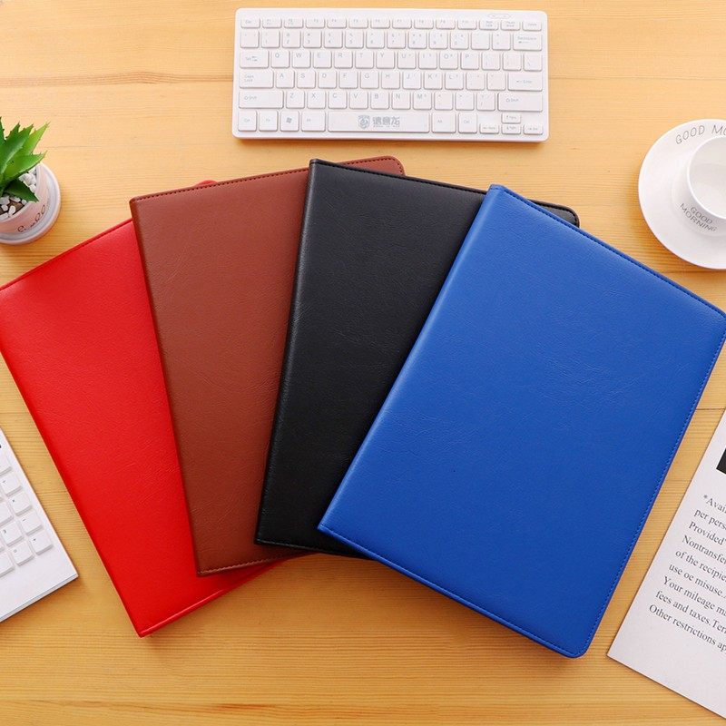 A4皮面PU按压夹 单夹 双夹签约本商务文件夹资料夹皮质合同夹板