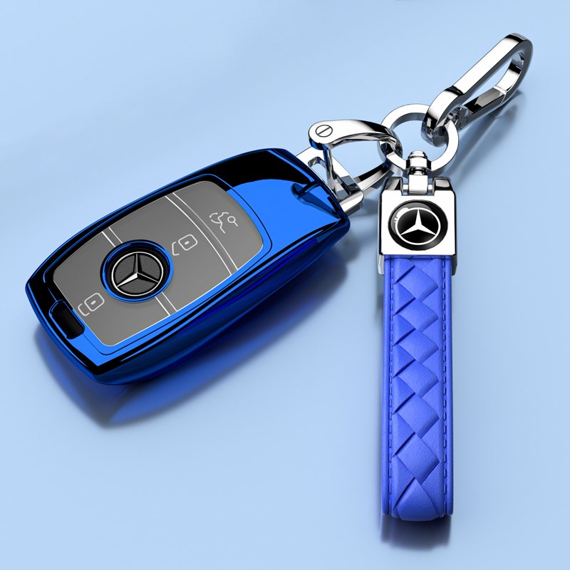 21款奔驰C200L钥匙套专用C260L车包19C级挂扣保护壳高档20男女士