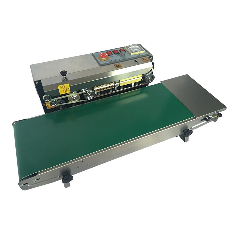 路直哥FR770加宽型自动连续封口机 塑料薄膜封口机 大米袋包装封