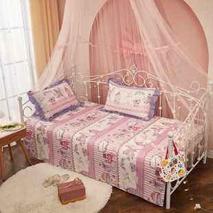 少女心枕套枕头套枕芯套单人一个一对装 74cm 卡通花边套子枕巾48