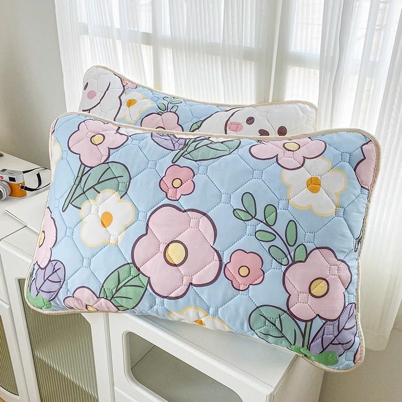 防水夹棉枕套一对装防口水枕巾套单人整头保护套48x74枕芯内胆套2,床上用品,枕套,淘宝优惠券,粉丝福利购,淘宝优惠卷