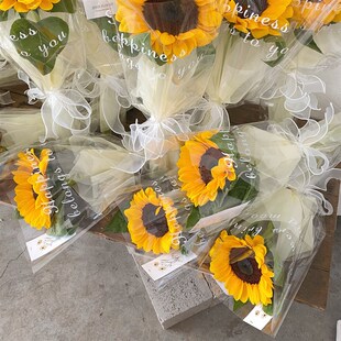多支鲜花包装袋玫瑰花diy套袋子透明地摊花束袋花艺包花材料520
