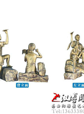 校园人物雕塑陶行知半身胸像学校铸铜名人伟人肖像广场公园铜雕像