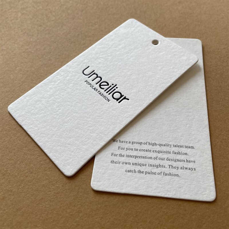 吊牌定做 服装衣服女装吊牌卡片订做 挂牌标签定制