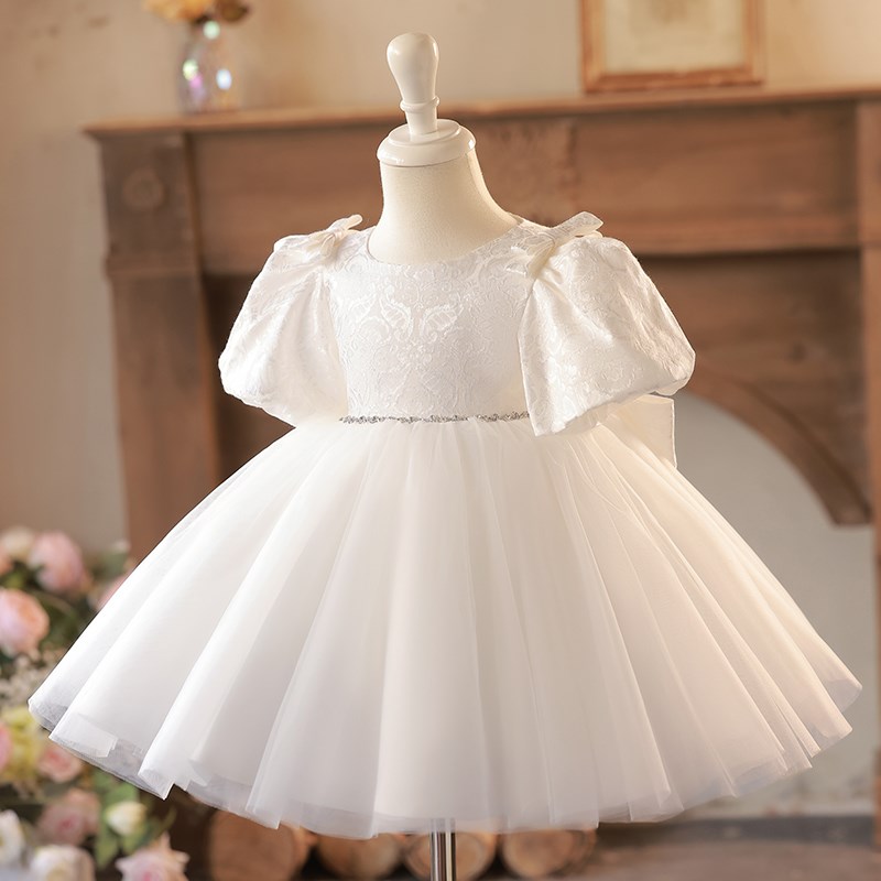 儿童公主裙女童高端礼服生日主持人钢琴演出服花童婚礼小女孩礼服