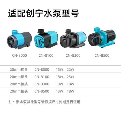 创宁潜水泵硬管接头转接头出水管进水管软管改硬管接头外置配件