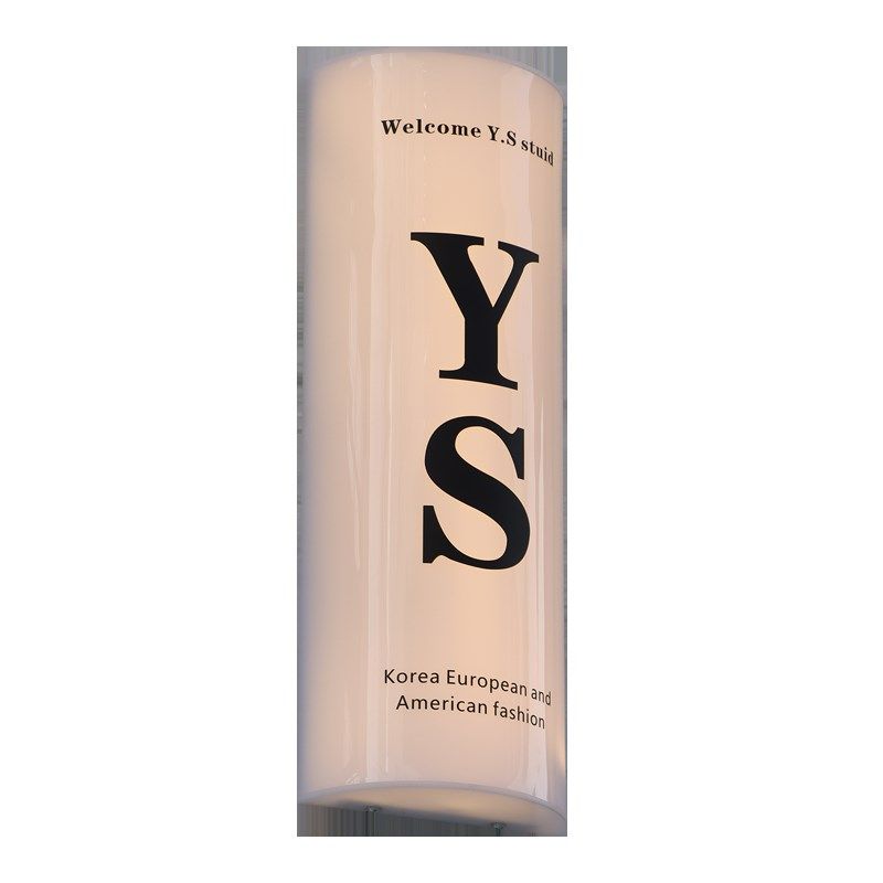 亚克力广告灯箱挂墙式定制 创意半弧展示门牌 侧挂圆柱形发光招牌,商业/办公家具,灯箱,淘宝优惠券,粉丝福利购,淘宝优惠卷