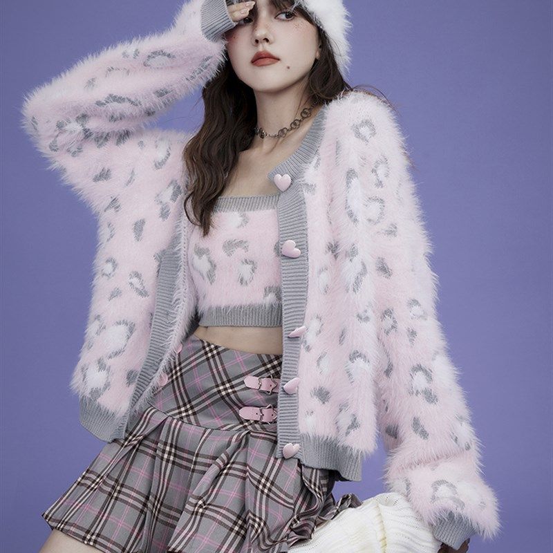 SagiDolls少女斗志 甜酷灰粉格星星皮扣高腰百褶半裙百搭显瘦显高,女装/女士精品,半身裙,淘宝优惠券,粉丝福利购,淘宝优惠卷