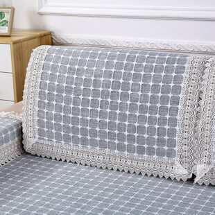 防滑沙发巾沙发靠背巾格子后背盖巾四季通用百搭扶手巾沙发垫套罩