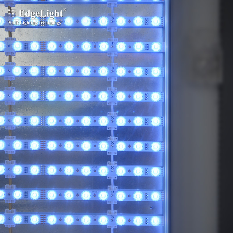 厂家直销RGBW漫反射广告灯条24V软膜天花硬灯条卡布灯箱用卷帘灯