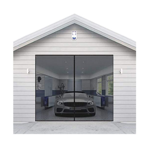 现货供应车库防蚊虫门帘方便进出魔术贴自粘磁吸防蚊门帘耐用窗帘