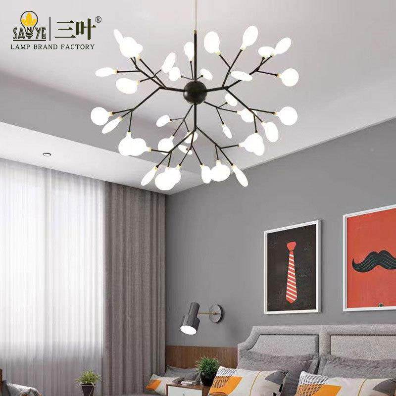 2783北后现灯代萤火虫吊服装店咖啡厅艺餐术灯具网红客欧厅厅卧室,家装灯饰光源,智能吊灯,淘宝优惠券,粉丝福利购,淘宝优惠卷