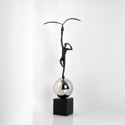 现代轻GT-G034奢金属艺物创意装摆件雕塑抽象术桌面玄关电视柜饰