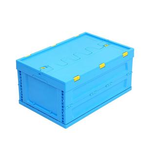 厂转供家应600 折叠箱PHVQ塑料箱生鲜配送周 28P0加厚带盖食品包装