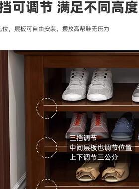 实换鞋凳家用门口柜可坐式穿鞋凳木KRH凳进门多层鞋坐凳一体入户