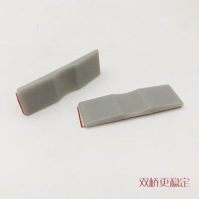 门衣柜门橱门轨上轨道回滑道滑轨定位器定位片固定移仿自粘移门回