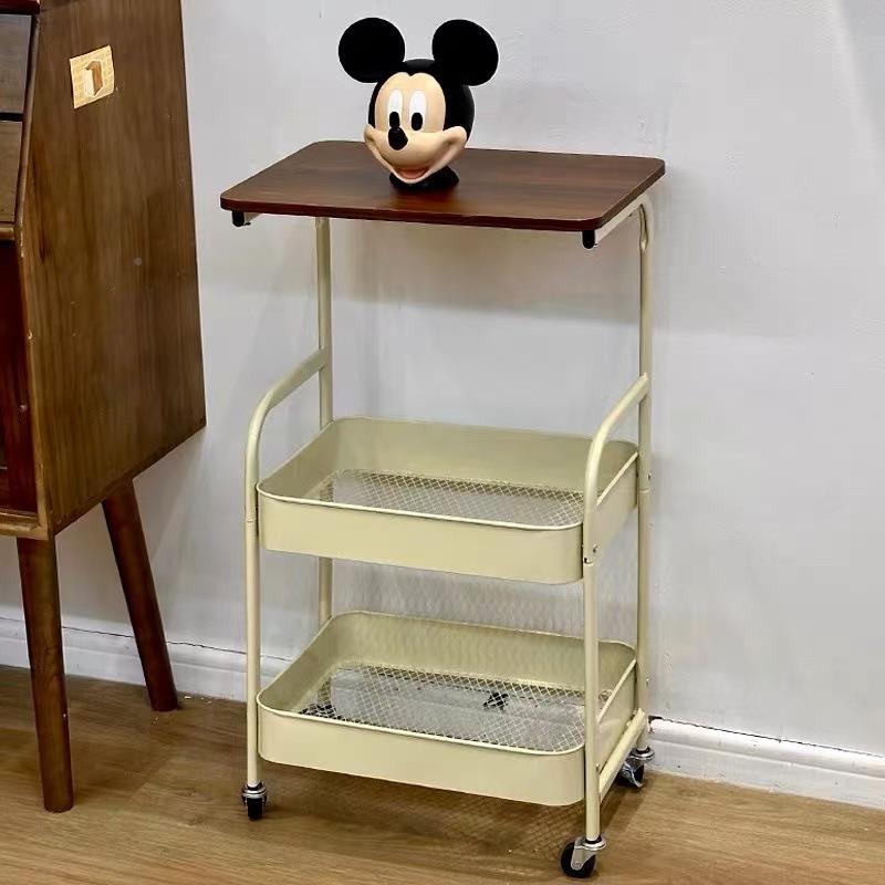 中风小房推车置物架动家用移古带轮宿y2566舍好物床边厨零食果蔬