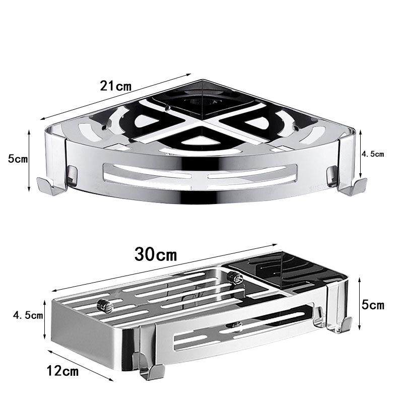 洁西特双层不锈钢置72210物室转物角架壁浴架挂置卫生间三角架承,家装主材,卫浴置物架,淘宝优惠券,粉丝福利购,淘宝优惠卷