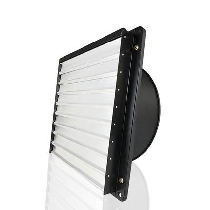 方型外转子轴流风机自垂百叶防雨型YWF-4E-350室内通风散热工厂