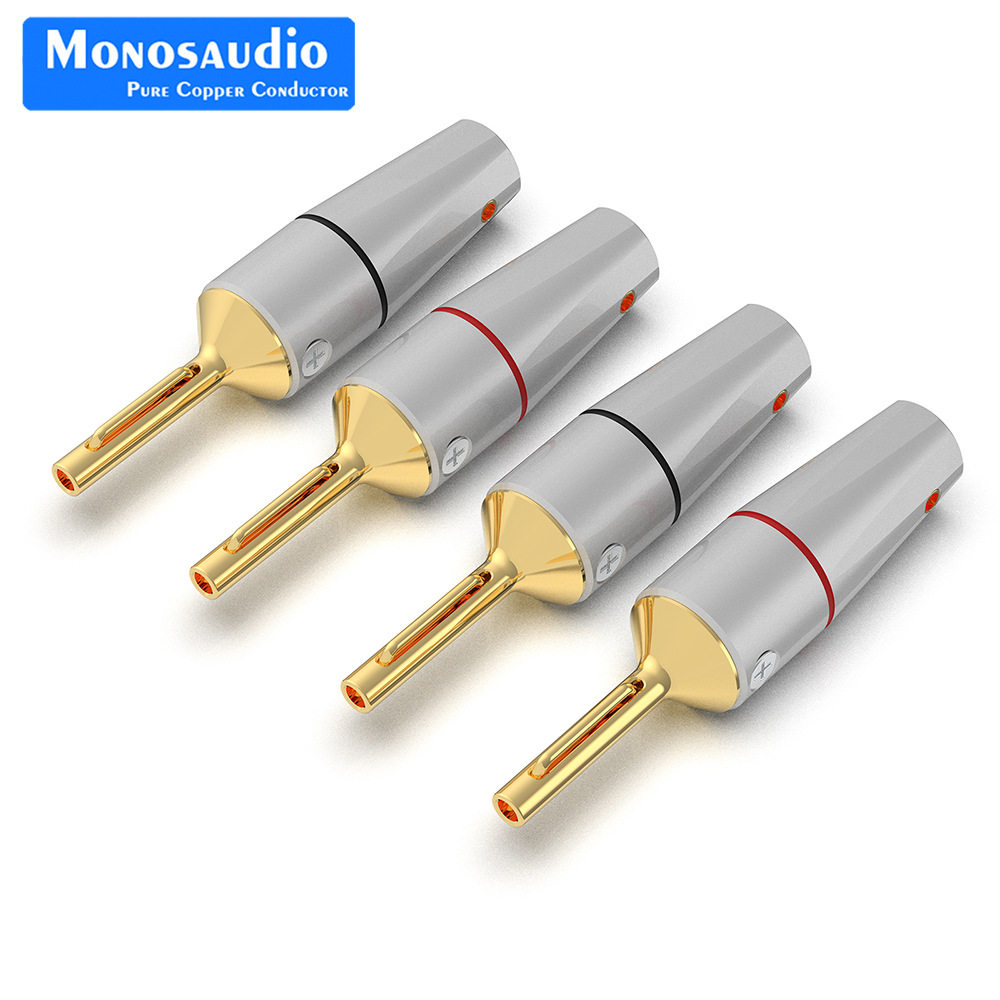 MonosaudioB802镀金香蕉插头HIF