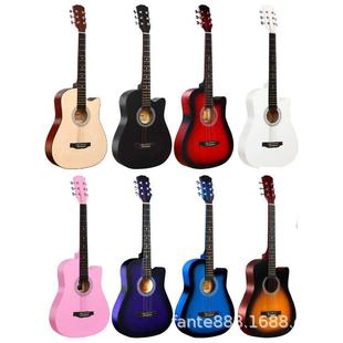 38寸Guitar初学现者练习普及琴学生吉他琴货源FT D38i头工厂jta必