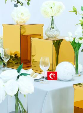 T礼X路亚PRU克力婚布置花架方形引婚礼宴会厅橱窗派对花架装饰