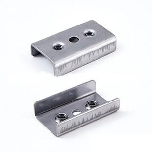 方管内连接件货AZF架家具件配c形u型卡扣钢材免固焊定件20x25xx30