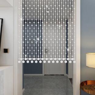 珠帘水晶隔断帘厅过客F96SHTHH道装家饰欧式用卫生间卧室门帘帘成