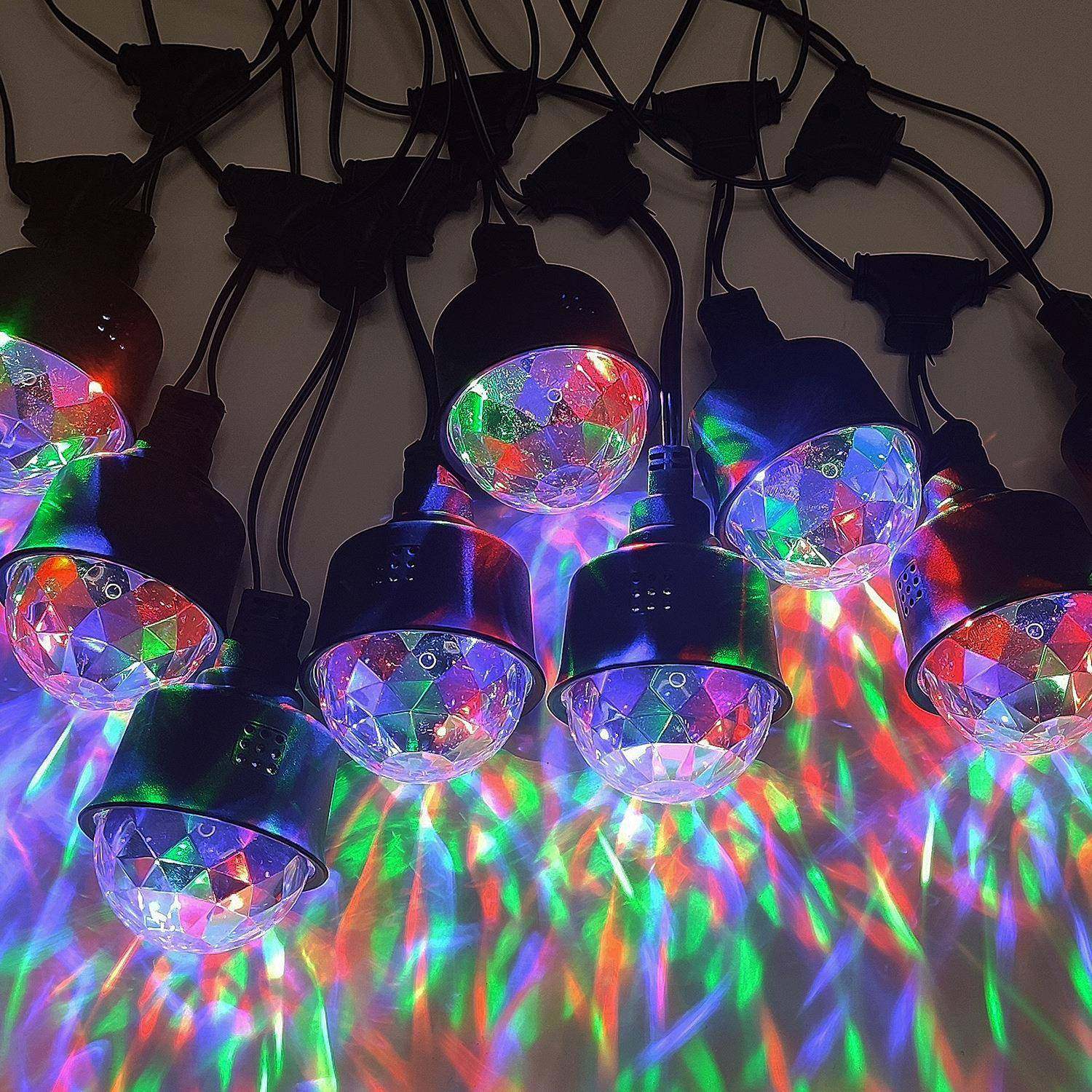 L装D垂吊E式氛围灯串遥控七彩饰灯节AMY日婚庆酒吧娱乐场所氛串围