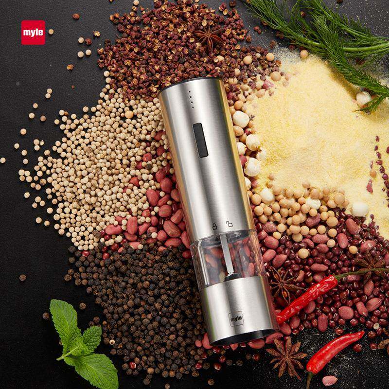 椒6421000磨器电胡器动研研磨不锈钢家用研磨器碾磨花椒粉器瓶海