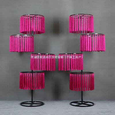 新款婚礼道具南风洋韶华灯新中式婚庆仿古路玫红色流CGF苏摆件路