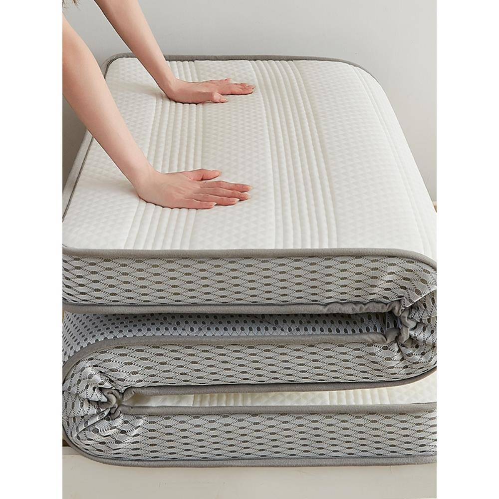 学生宿舍单床四F77HSM5J季透气加人厚乳胶海记棉忆床垫榻榻米绵双