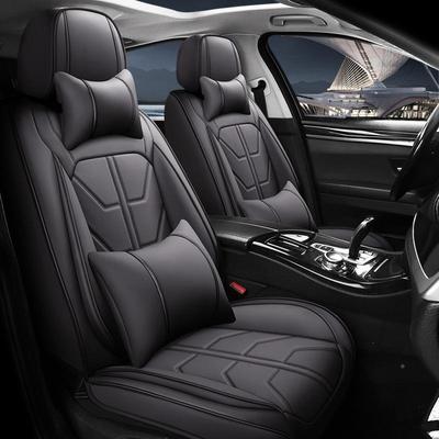 新皮款全包四汽车座腹肌全皮垫季通用IHR汽车坐垫全包围革