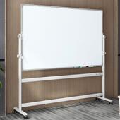 黑板白板支架式 可207擦白字板儿童 办公家用写动板磁性可移立小式