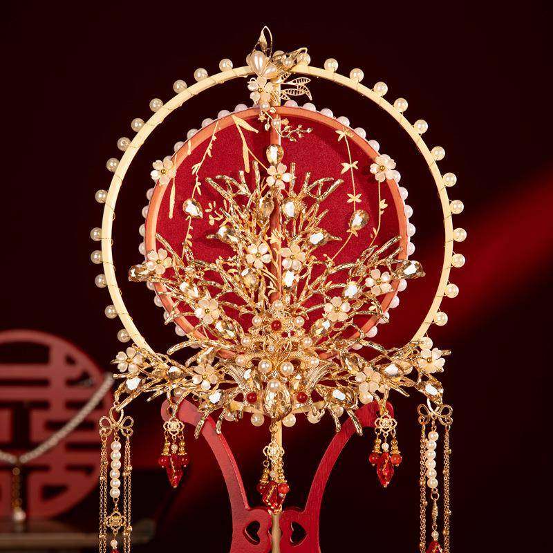 喜结良缘结喜扇礼扇手工扇成品古风SP-596喜秀禾新中式出嫁新娘团,鲜花速递/花卉仿真/绿植园艺,新娘手捧花,淘宝优惠券,粉丝福利购,淘宝优惠卷