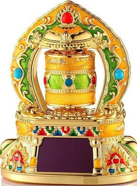 德田转轮如合金DTM6B车载太能转经经筒车辆中控台平安意电动汽车