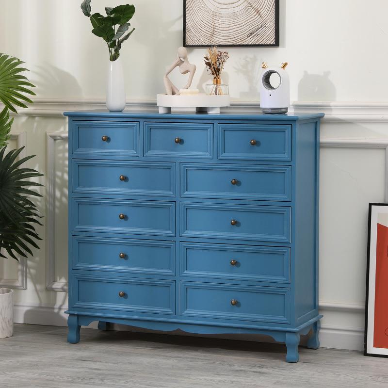 Z6M实木地中海收纳柜美储物柜复厅古斗柜做旧式客阳G台柜玄J-897-