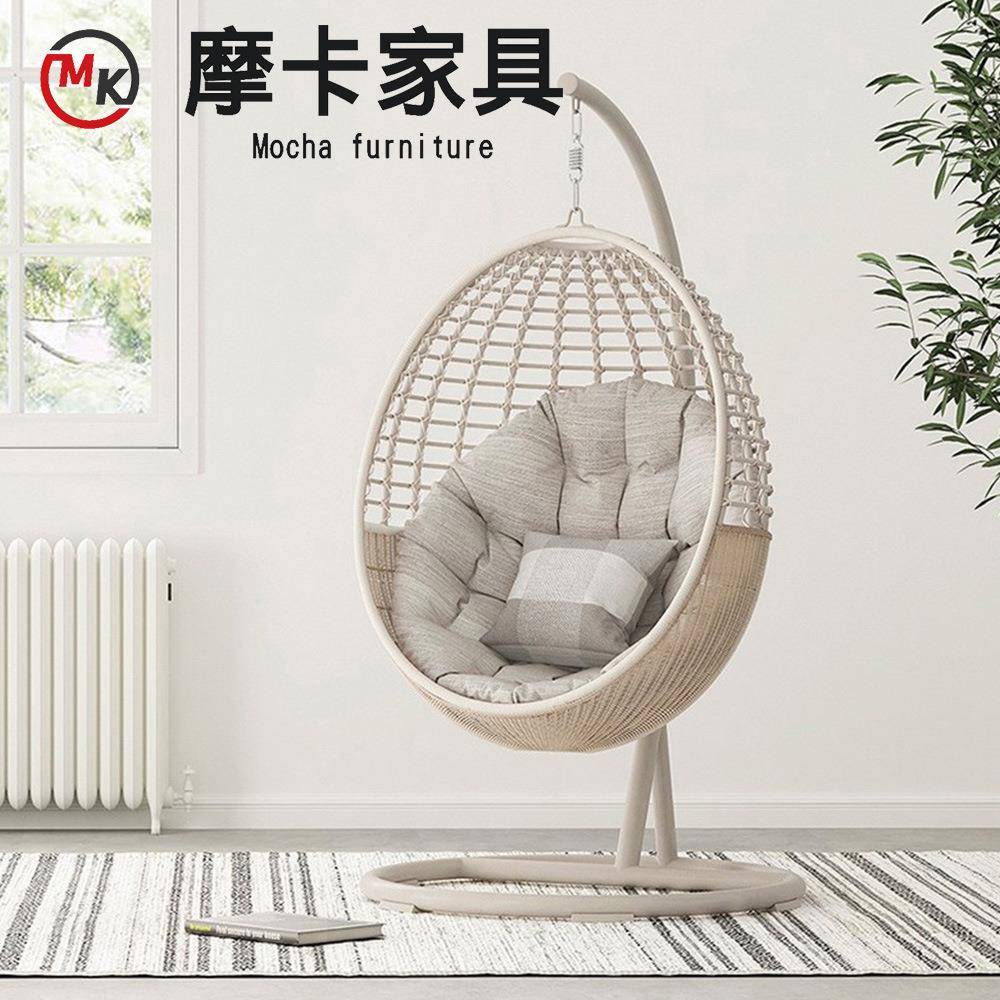 吊篮藤编摇摇椅阳家咨询客服台用厅户外秋千室内客鸟巢篮庭院摇休