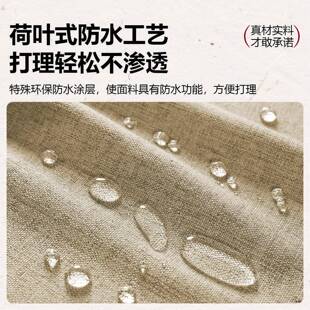 色防桌布棉纯麻布艺水加厚中式餐桌布复茶几Fh(x}b*^古盖布长方形