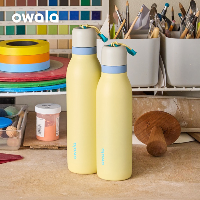 【官旗认证 重磅上新】OWALA保温杯不锈钢户外运动水杯旋盖大容量,餐饮具,保冷/保温杯,淘宝优惠券,粉丝福利购,淘宝优惠卷