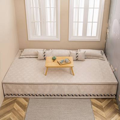 用新款水洗UVU高端雪尼尔炕盖现代简约四件季通东北大炕可防滑三