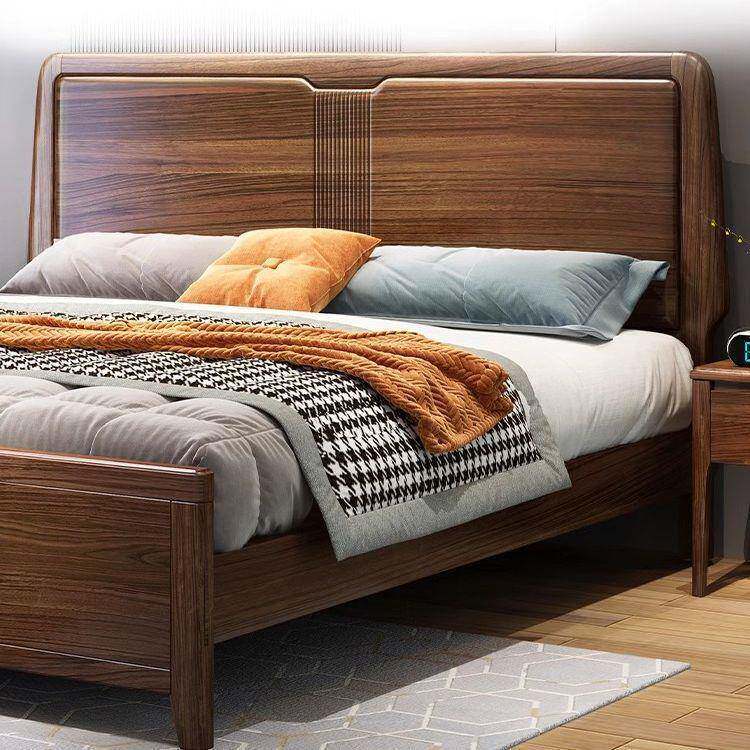 中式乌木床MZ803乌18卧m金双人床.现代简约主室高档轻奢储物婚床