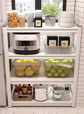 厨房置物落地多层HB001多架功能家用微波炉烤箱收橱柜货架钢制架