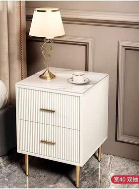 XK93XK933柜3柜岩板床简头柜约现代轻奢4c0m小边型卧室迷你20超窄