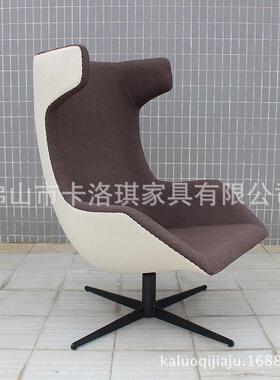 创意牛玻角椅璃钢沙造型椅休闲发椅书房办公躺转OUM椅会议椅